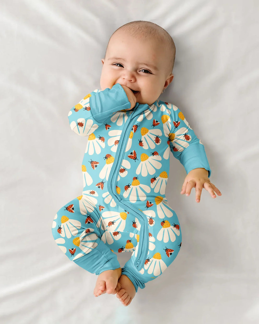 Gerippte Babykleidung mit individuellem Foto - Weich &amp; Skizzenhaft