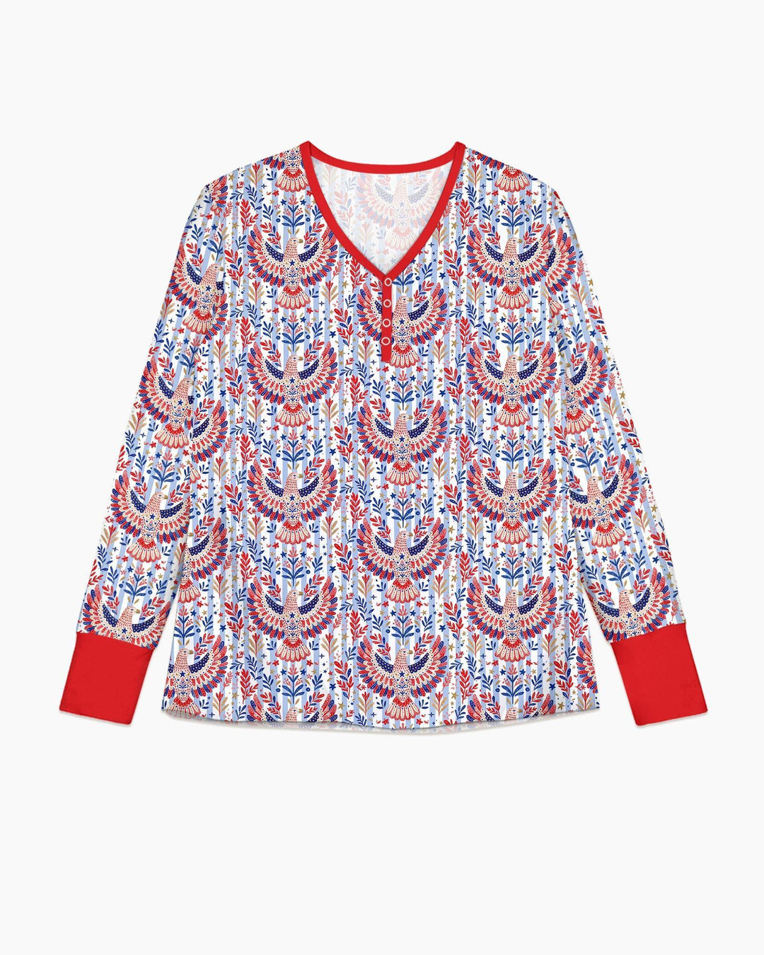 Patriotic Eagle Bamboo Women Pajama Set