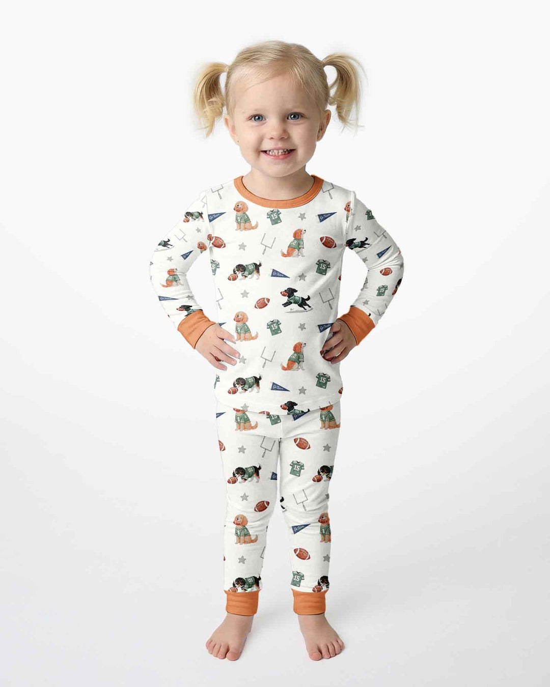 Conjunto de pijama de dos piezas de bambú con mangas largas, plantilla PERSONALIZADA