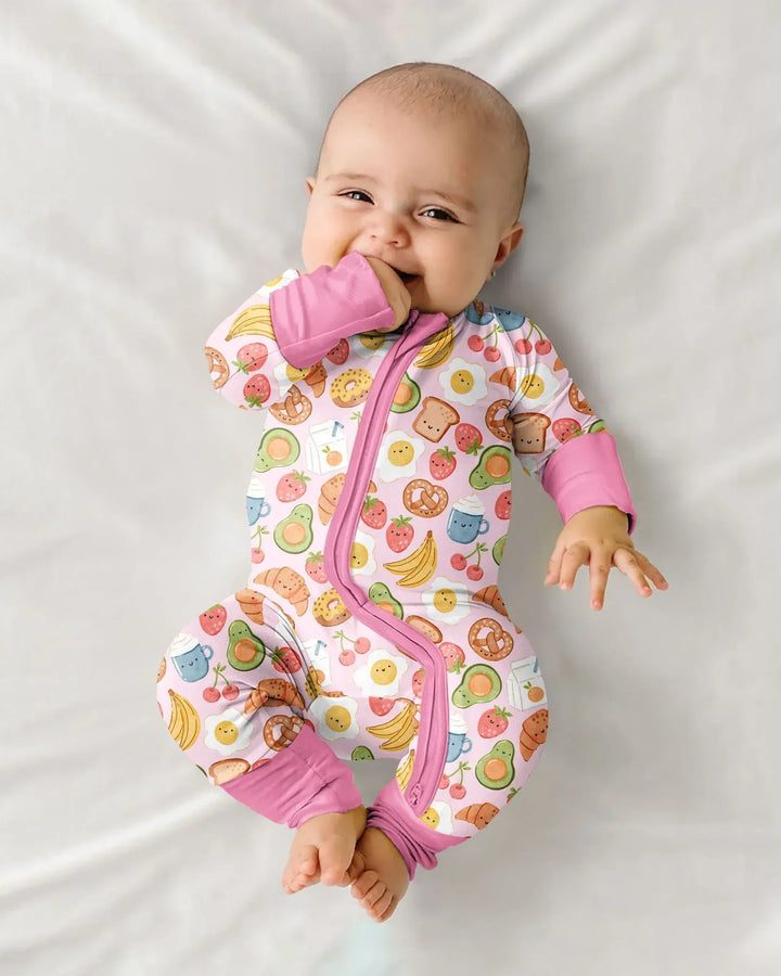 Breakfast Buddies Family Matching Bamboo Convertible Zippy