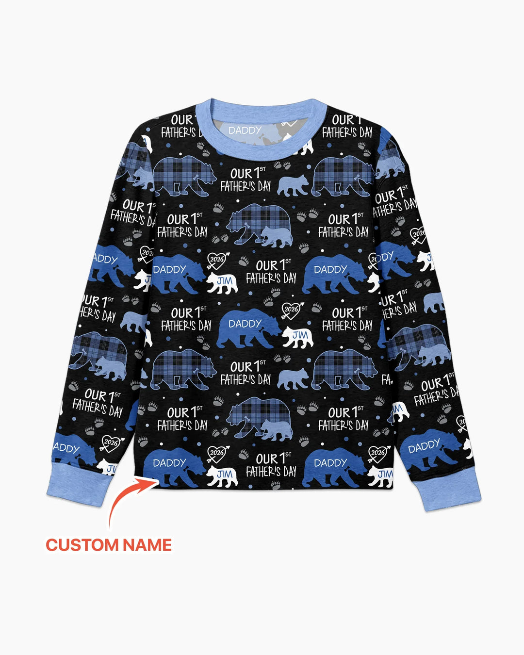 Vorlage Benutzerdefiniertes Herren-Pyjama-Set