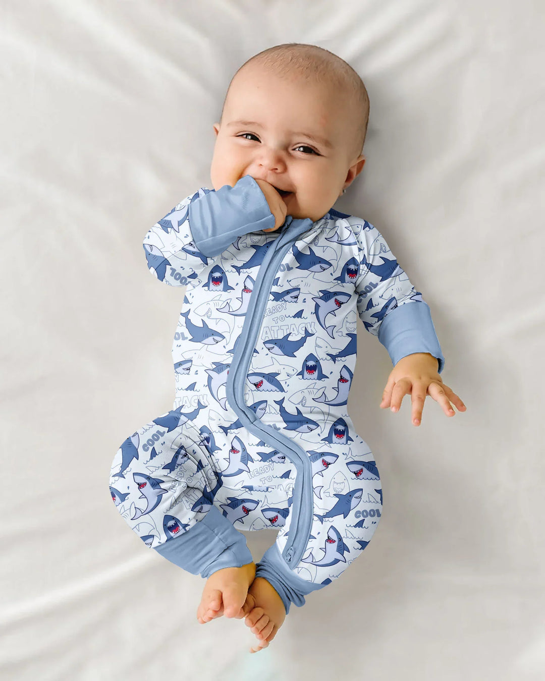 Gerippte Babykleidung mit individuellem Foto - Weich &amp; Skizzenhaft