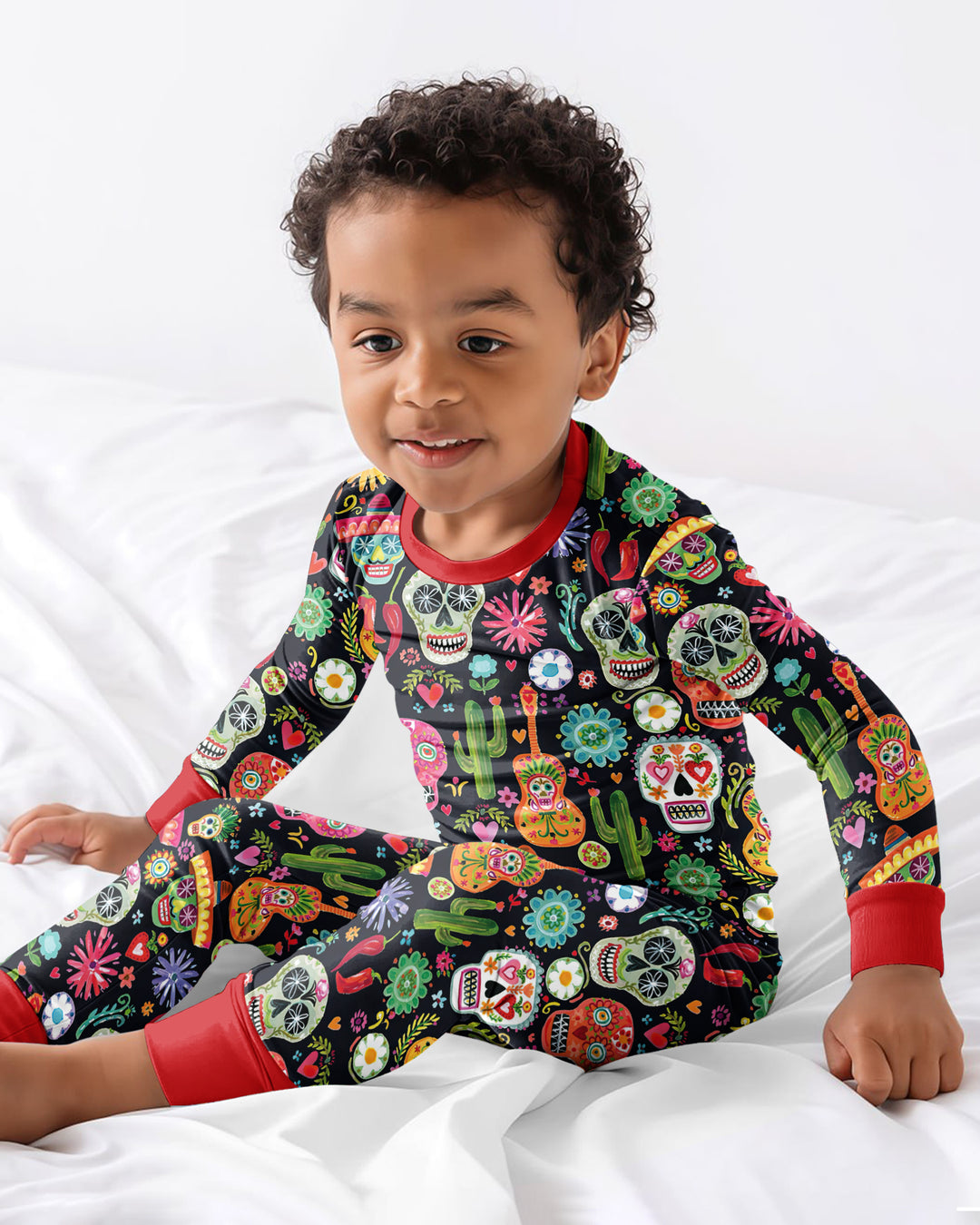 Mi Calaverita Bamboo Two Piece Long Sleeve Pajama Set