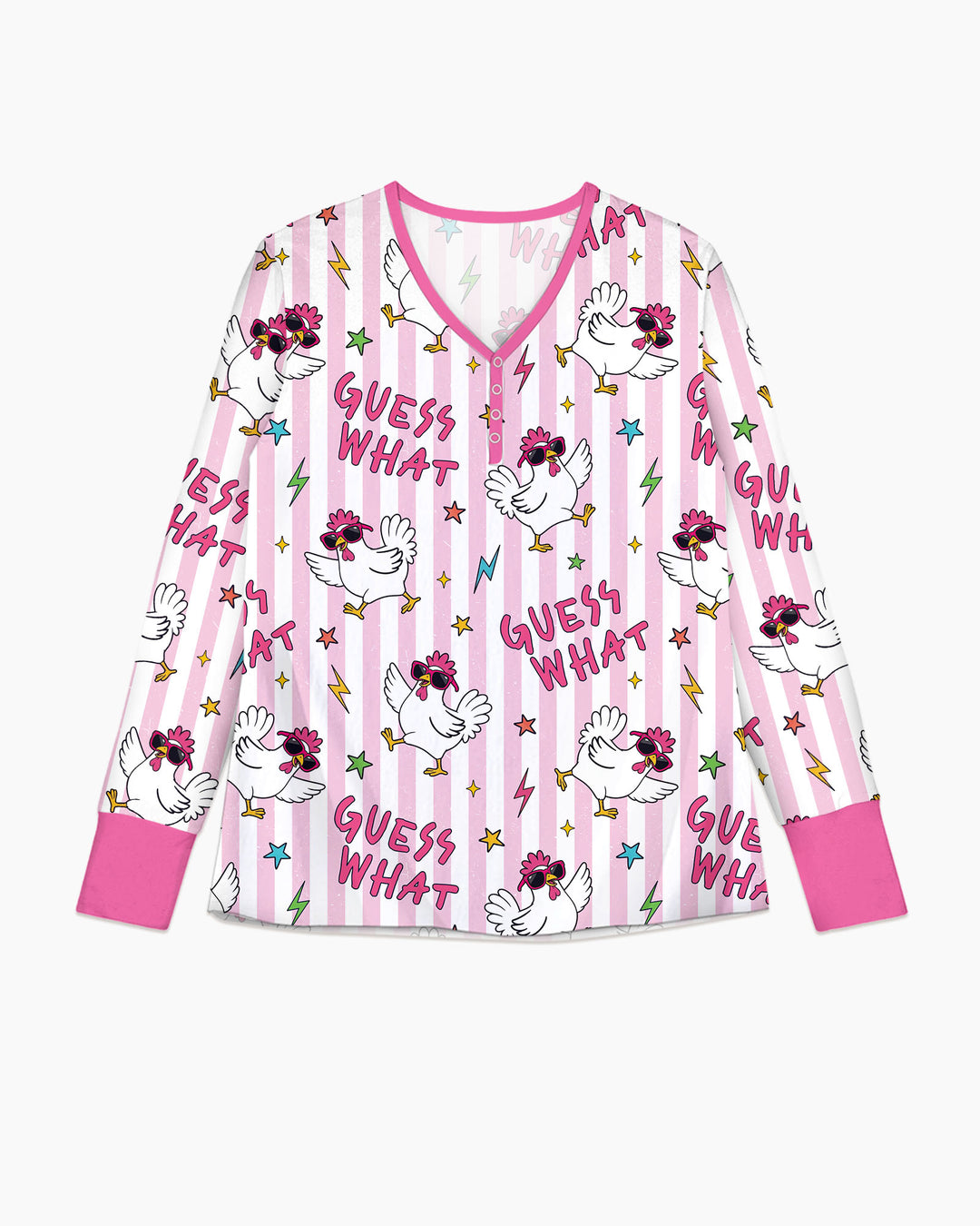 Guess What? Chicken Butt! Bamboo Women Pajama Set