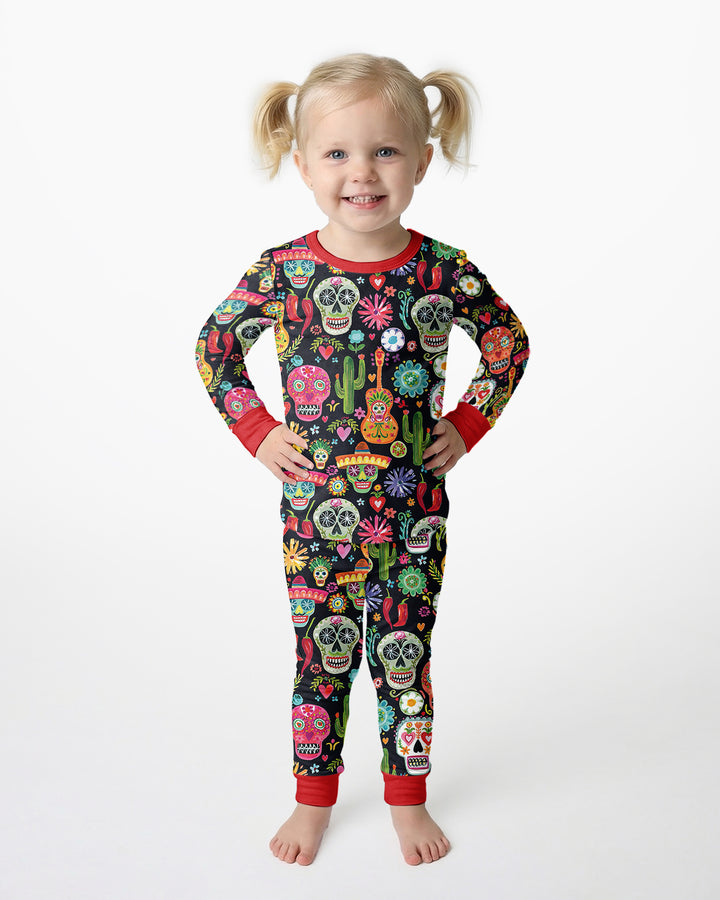 Mi Calaverita Bamboo Two Piece Long Sleeve Pajama Set