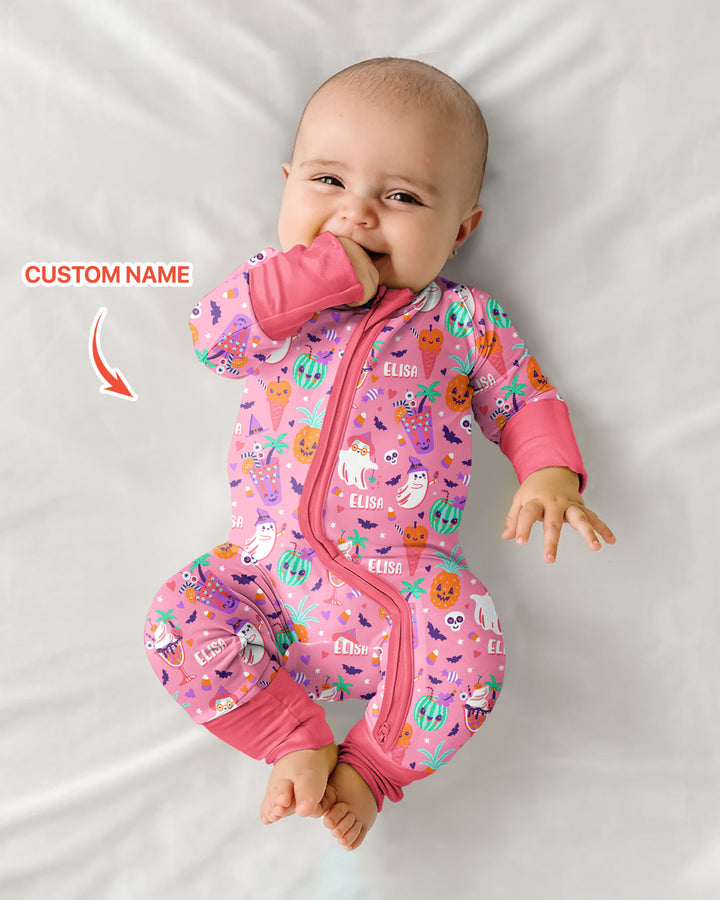 Summerween Doodles Bamboo Convertible Zippy