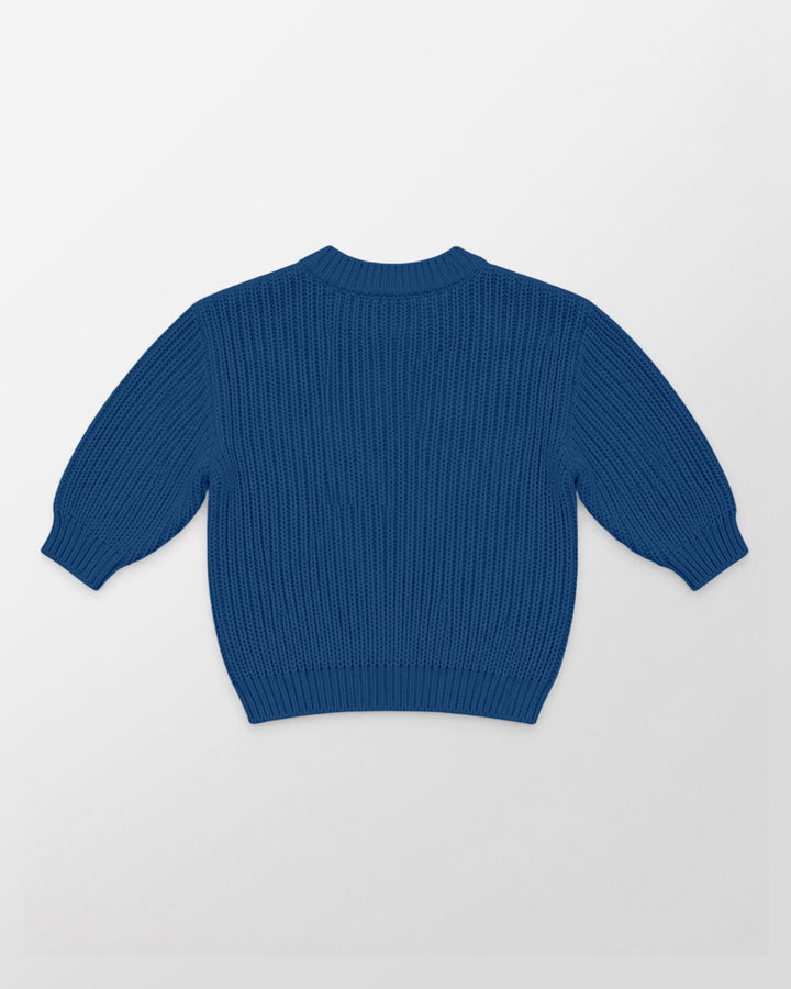Embroidered Baby Name Bamboo Knit Sweater Bubble