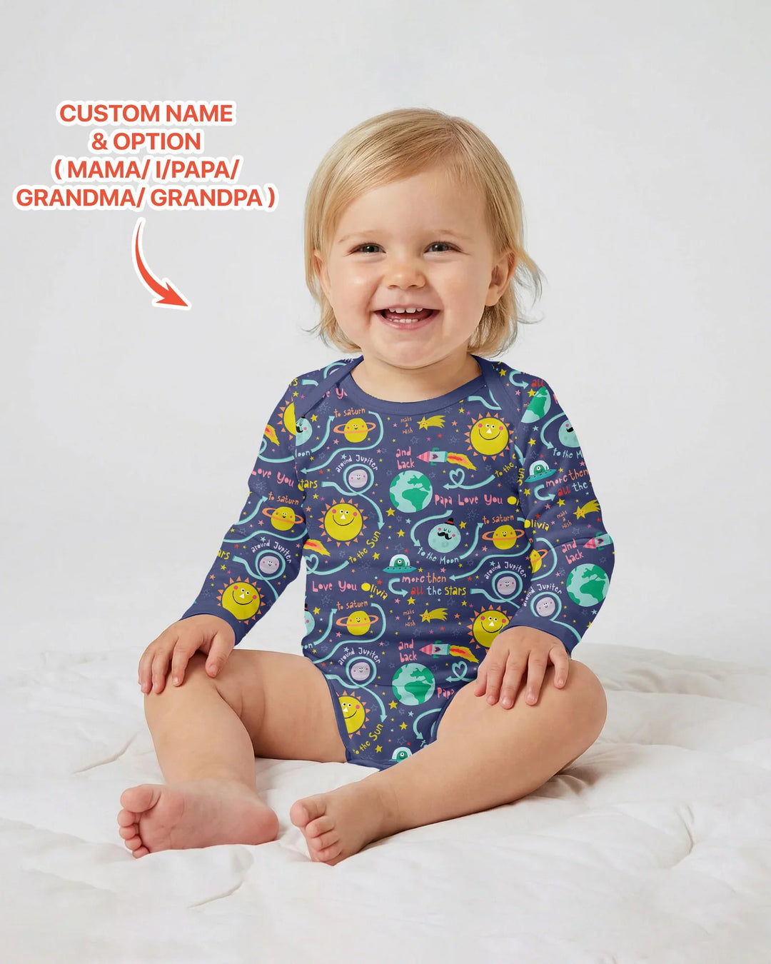 Love to the Moon and Back  Bamboo Bodysuit