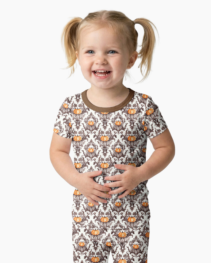 Zweiteiliges, kurzärmliges Pyjama-Set mit Marienkäfern