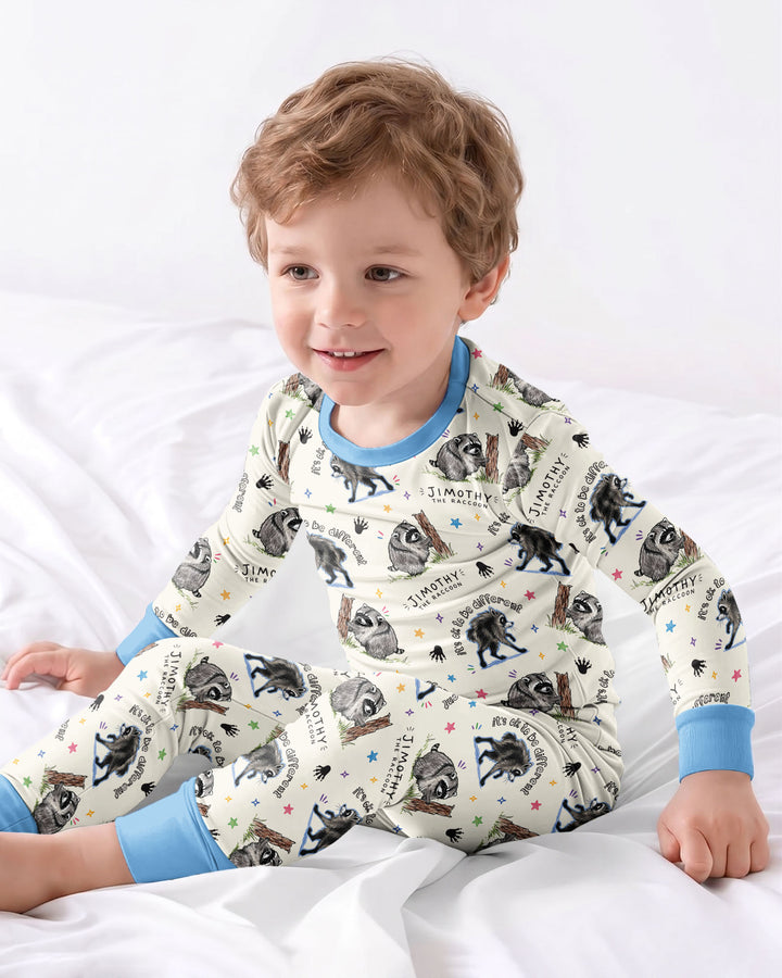 It's Okay to be Jimothy Bamboo Two Piece Long Sleeve Pajama Set