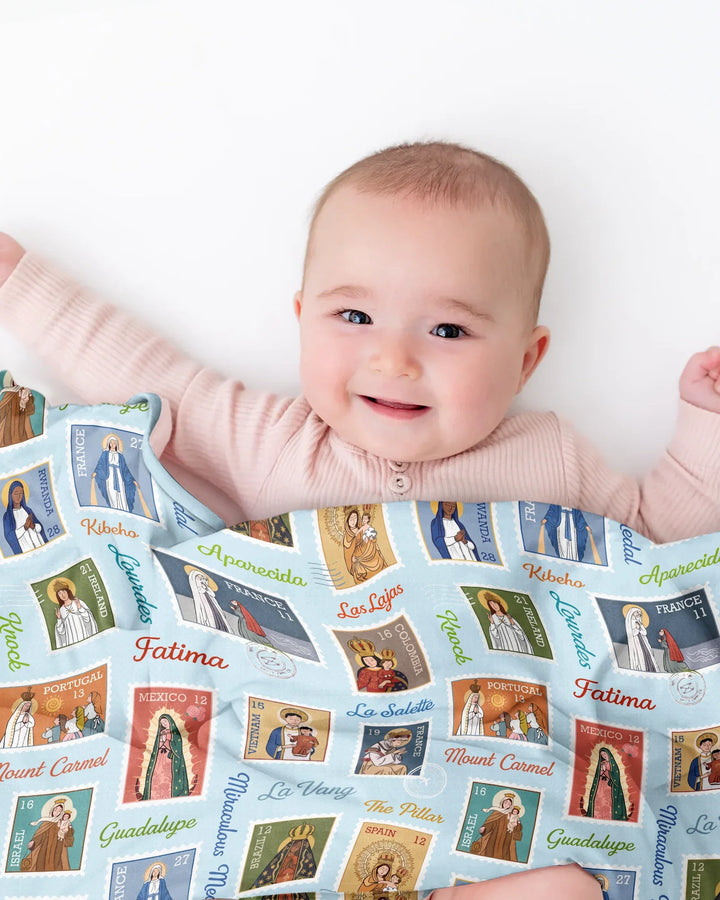 Our Lady, Around the World Bamboo Blanket