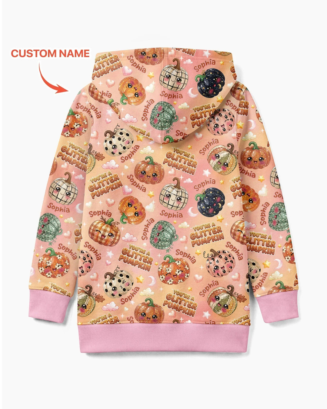 Sudadera con capucha y cremallera de bambú personalizada