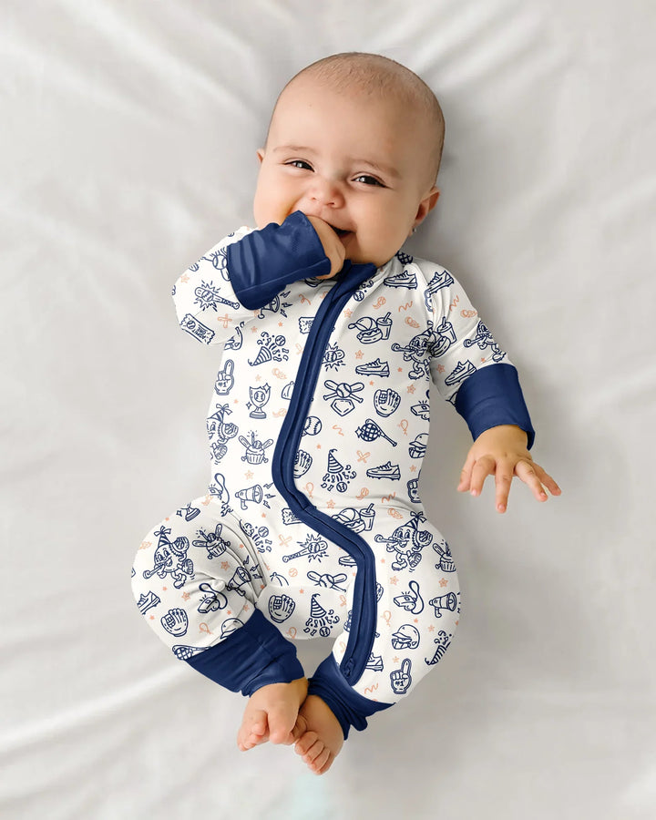 Gerippte Babykleidung mit individuellem Foto - Weich &amp; Skizzenhaft