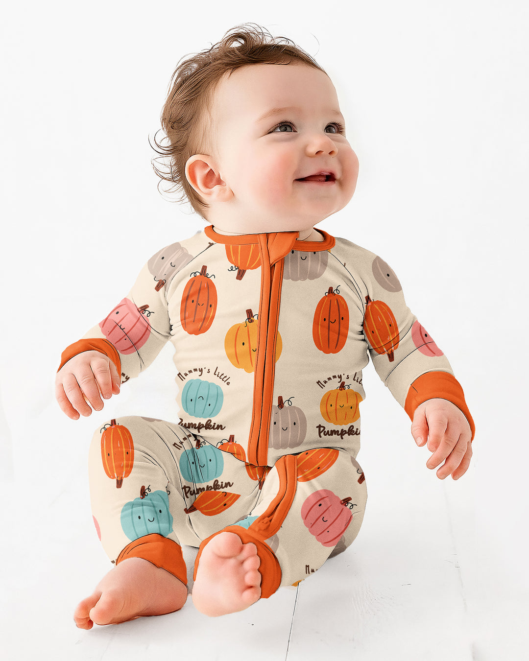 Mommy's Little Pumpkin  Bamboo Convertible Zippy