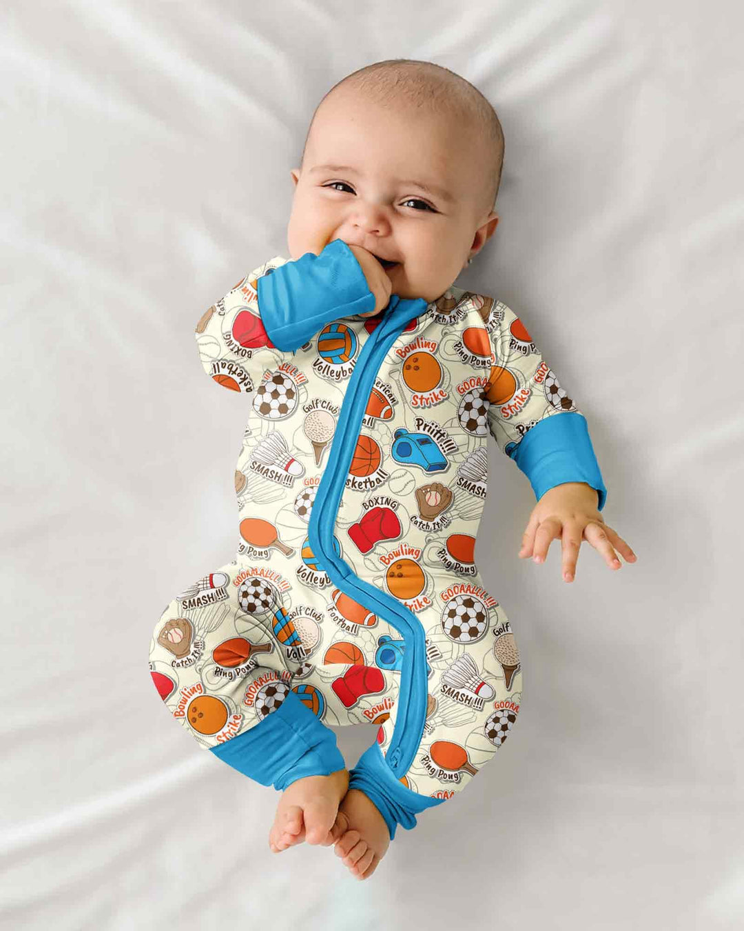 Gerippte Babykleidung mit individuellem Foto - Weich &amp; Skizzenhaft