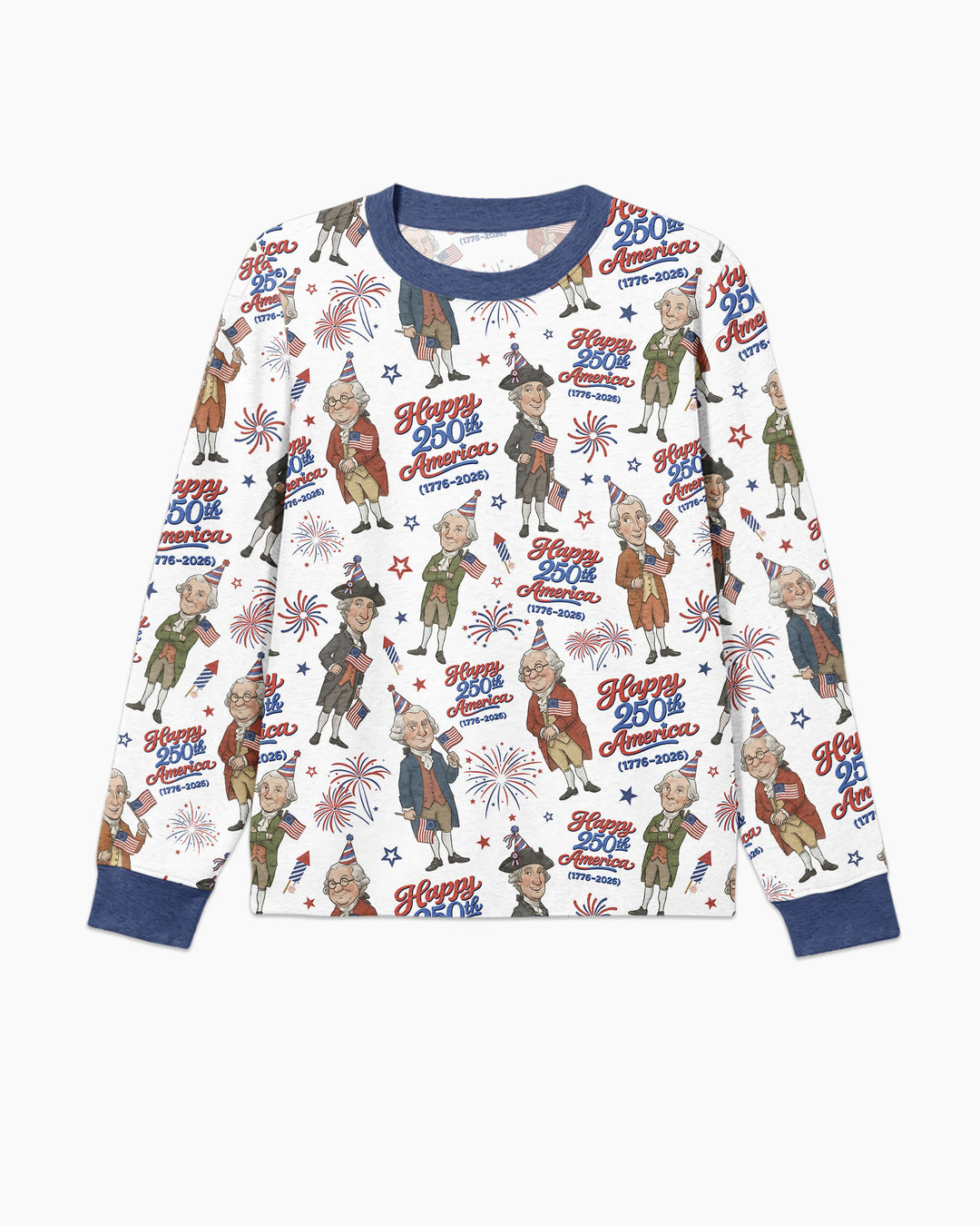 Party Like It's 1776 Family Matching Bamboo Men's Pajama Set