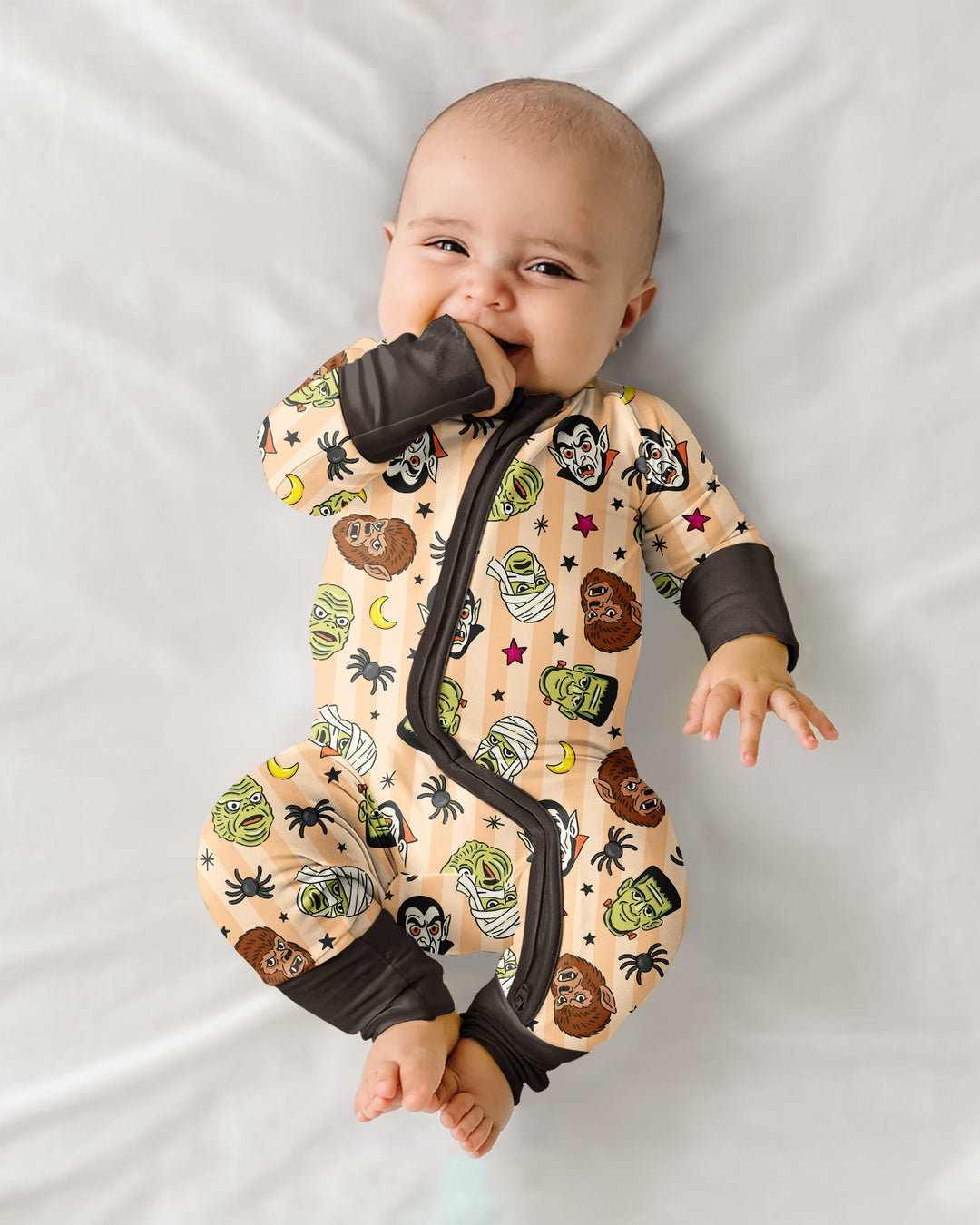 Creepy Crew Family Matching Bamboo Convertible Zippy