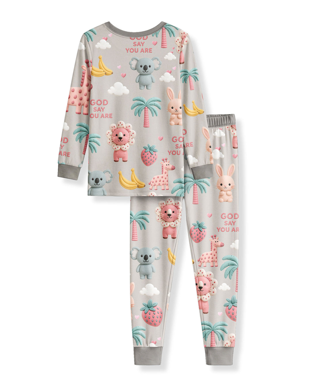 Little Blessings Bamboo Two Piece Long Sleeve Pajama Set