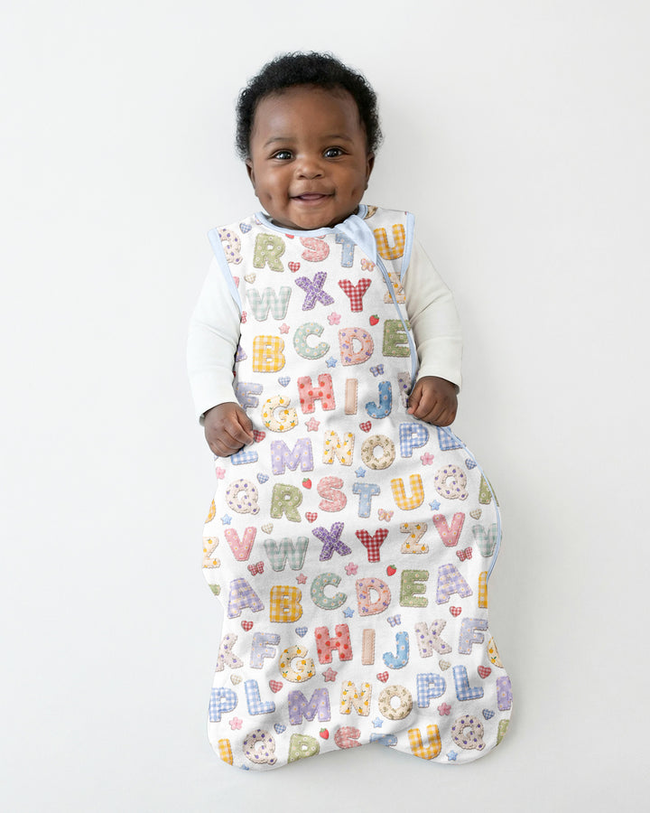 Fabric Alphabet Letters Bamboo Sleep Bag