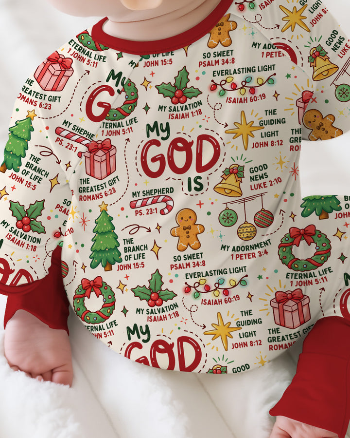 Christmas My God Is Bamboo Convertible Zippy