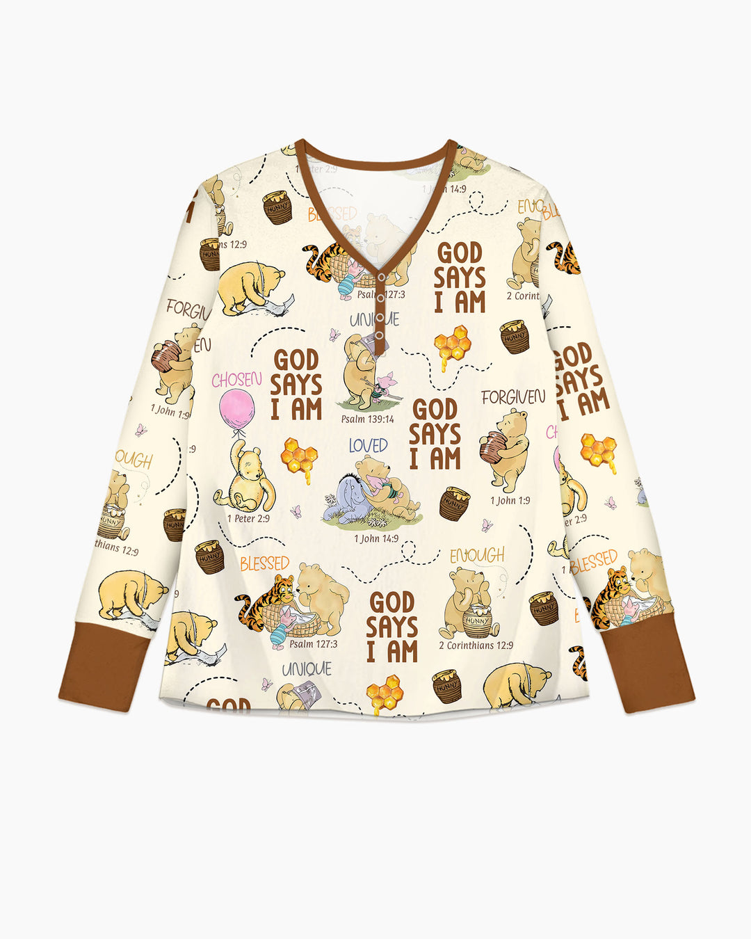 God Says I Am – Little Blessings Bamboo Women Pajama Set