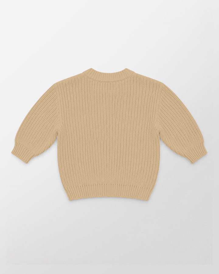 Embroidered Baby Name Bamboo Knit Sweater Bubble