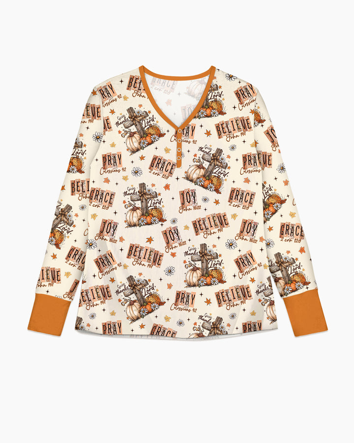 Plantilla de conjunto de pijama de mujer de bambú