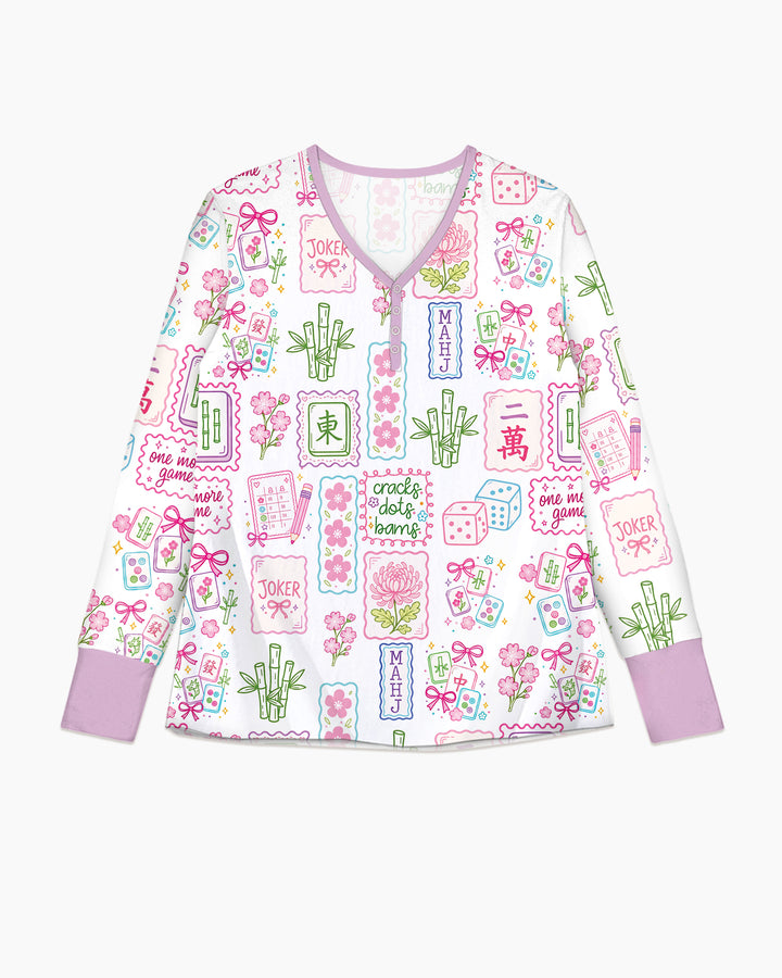 Cracks, Dots & Bams Mommy & Me Matching Bamboo Women Pajama Set