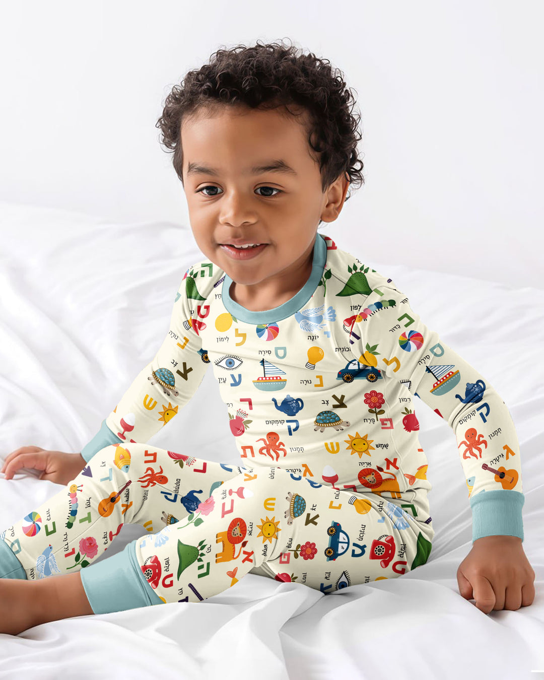 Aleph-Bet Adventures Bamboo Two Piece Long Sleeve Pajama Set