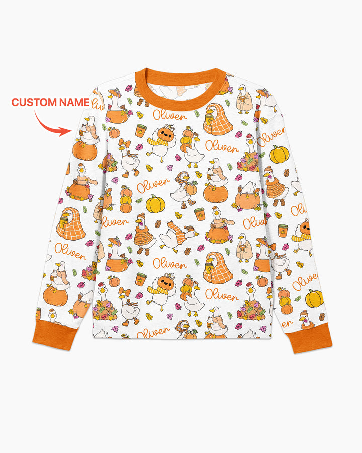 Fall Silly Goose Bamboo Men's Pajama Set