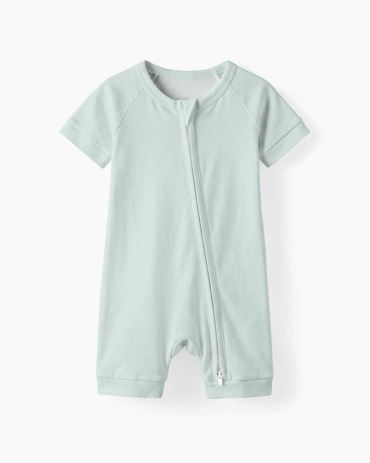 Solid Color Bamboo Shorty Zippy