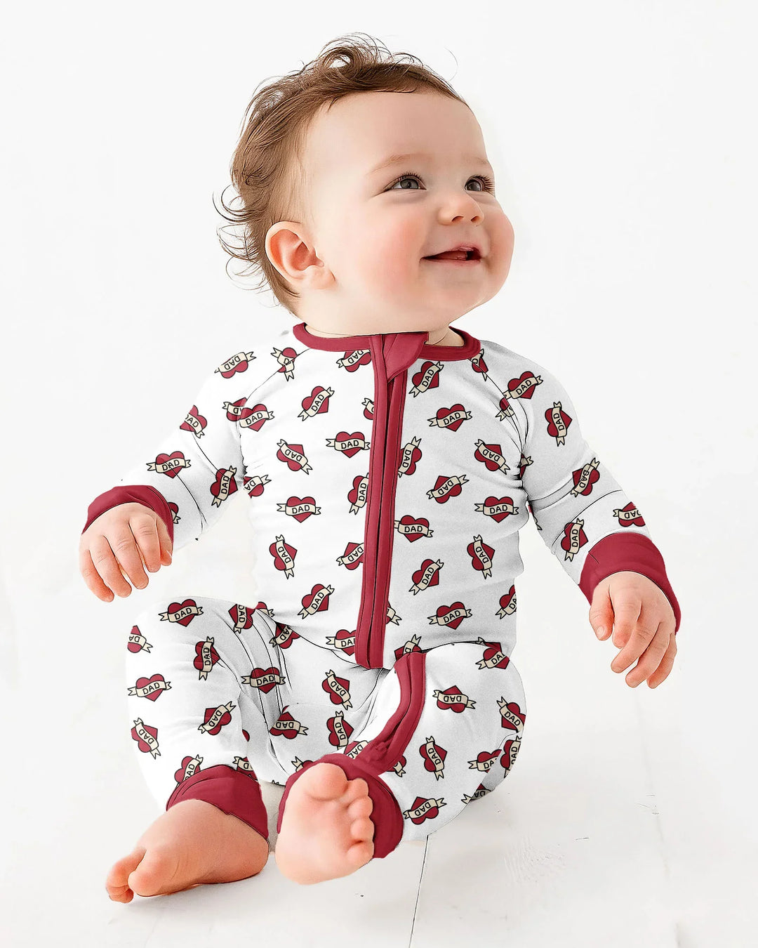 Gerippte Babykleidung mit individuellem Foto - Weich &amp; Skizzenhaft