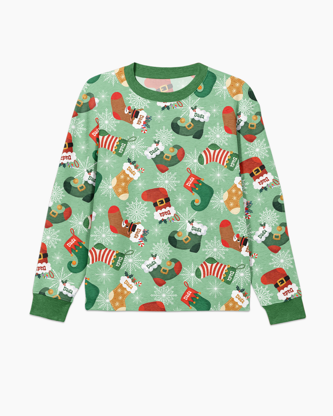 Christmas Crew Family Matching  Bamboo Men's Pajama Set