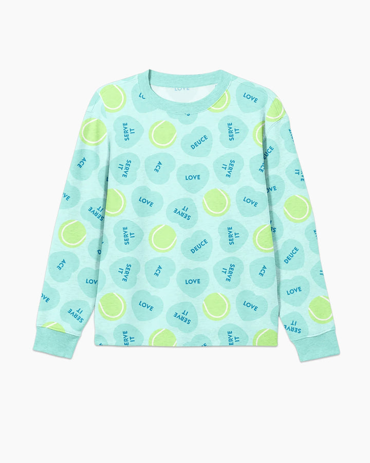Tennis with Love Bamboo Men's Pajama Set