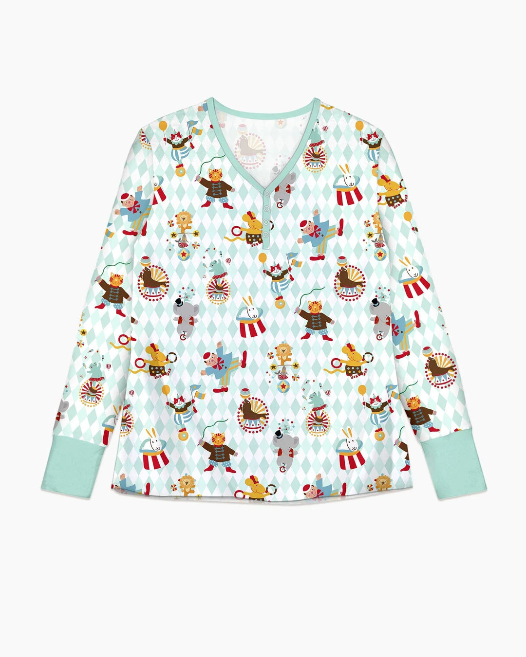 Circus Animal Bamboo Women Pajama Set