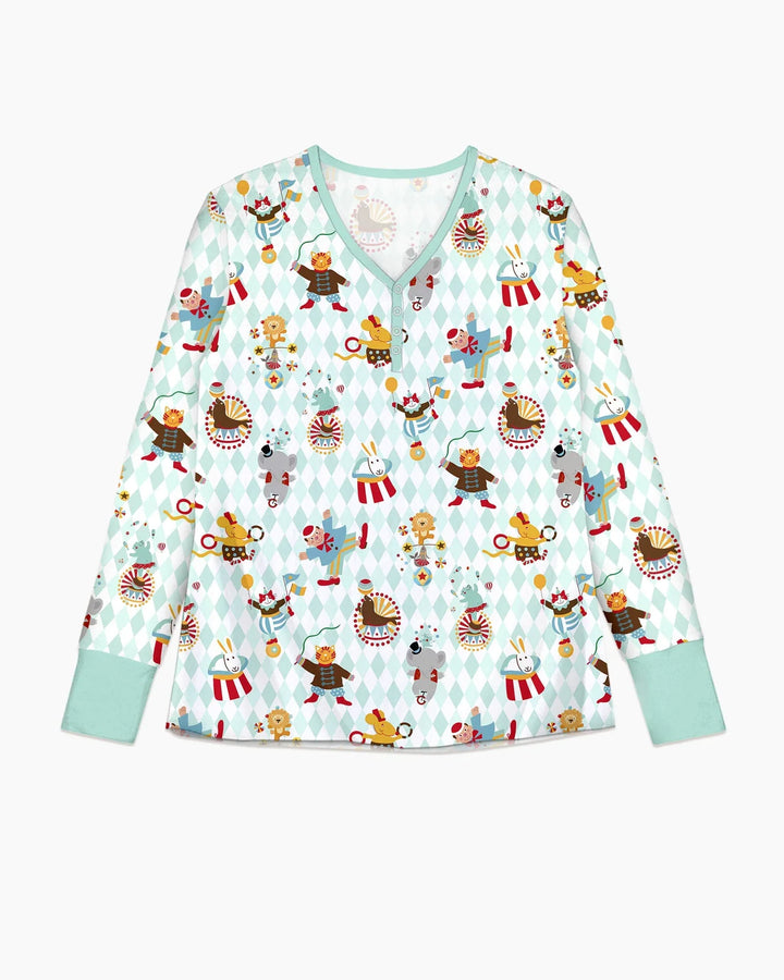 Circus Animal Bamboo Women Pajama Set