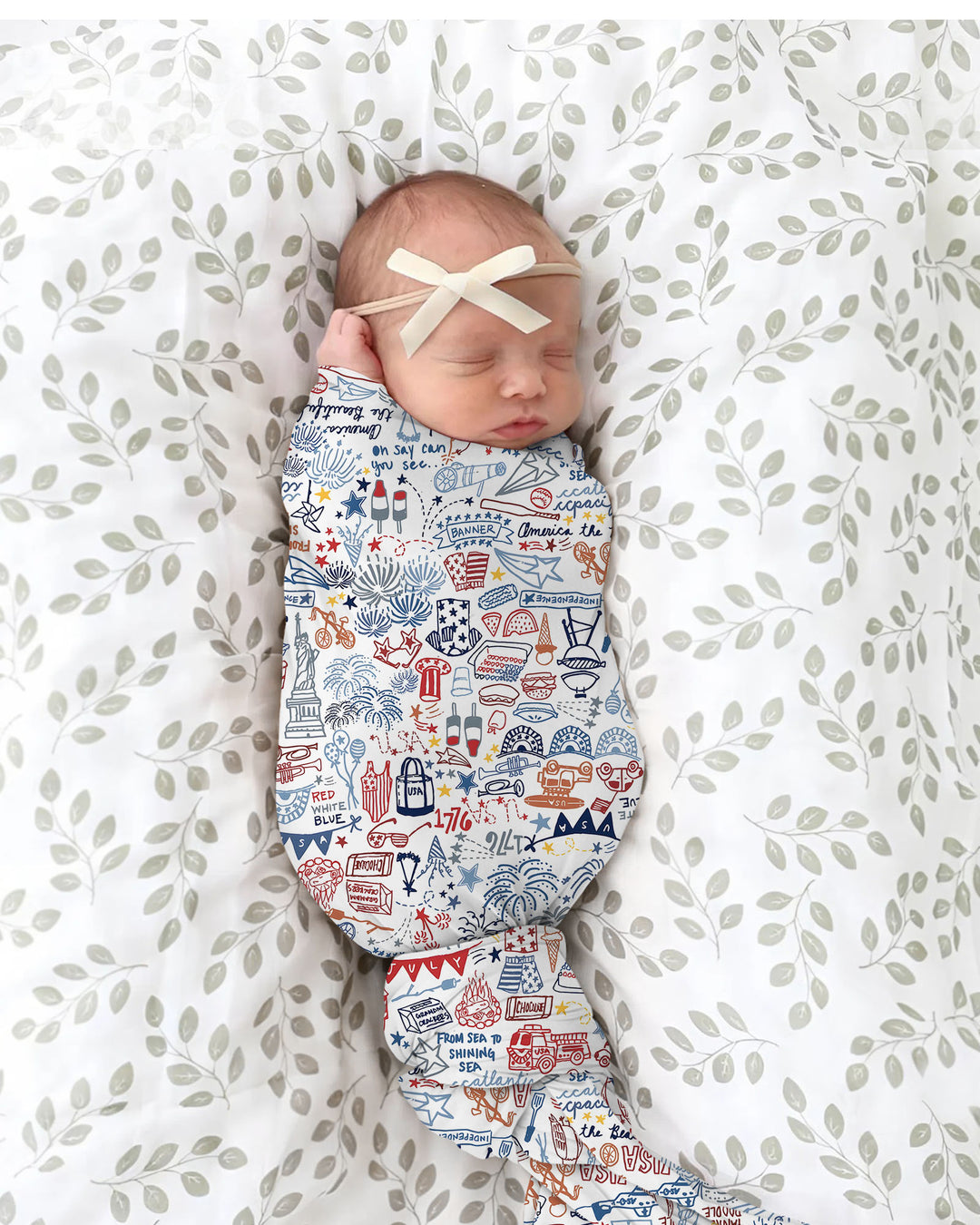 Liberty Doodle 250th Family Matching Swaddle Blanket