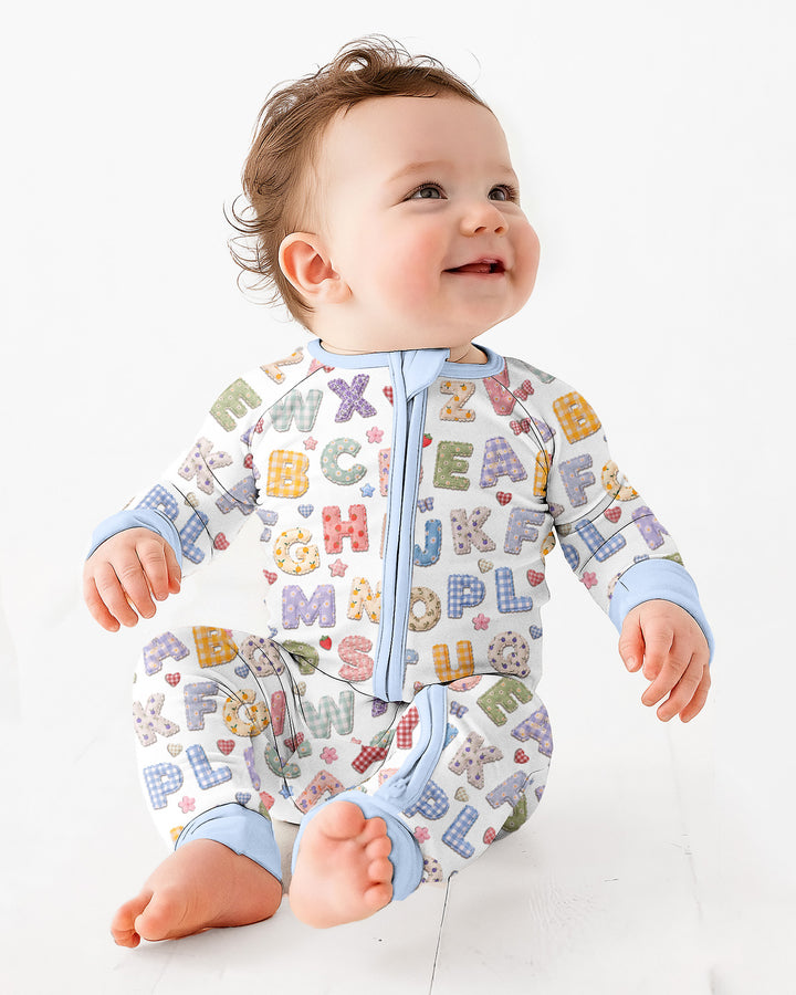 Fabric Alphabet Letters Bamboo Convertible Zippy