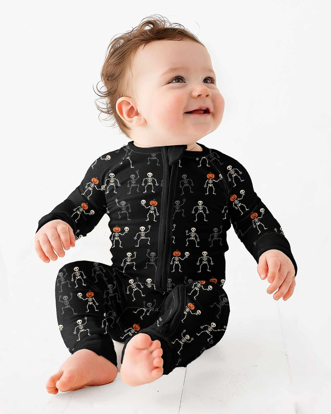Halloween Dancing Skeleton Bamboo Convertible Zippy