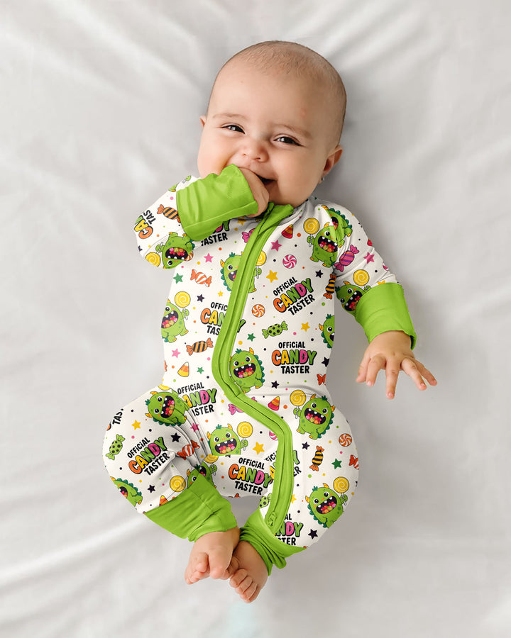 Halloween Official Candy Tester Bamboo Convertible Zippy