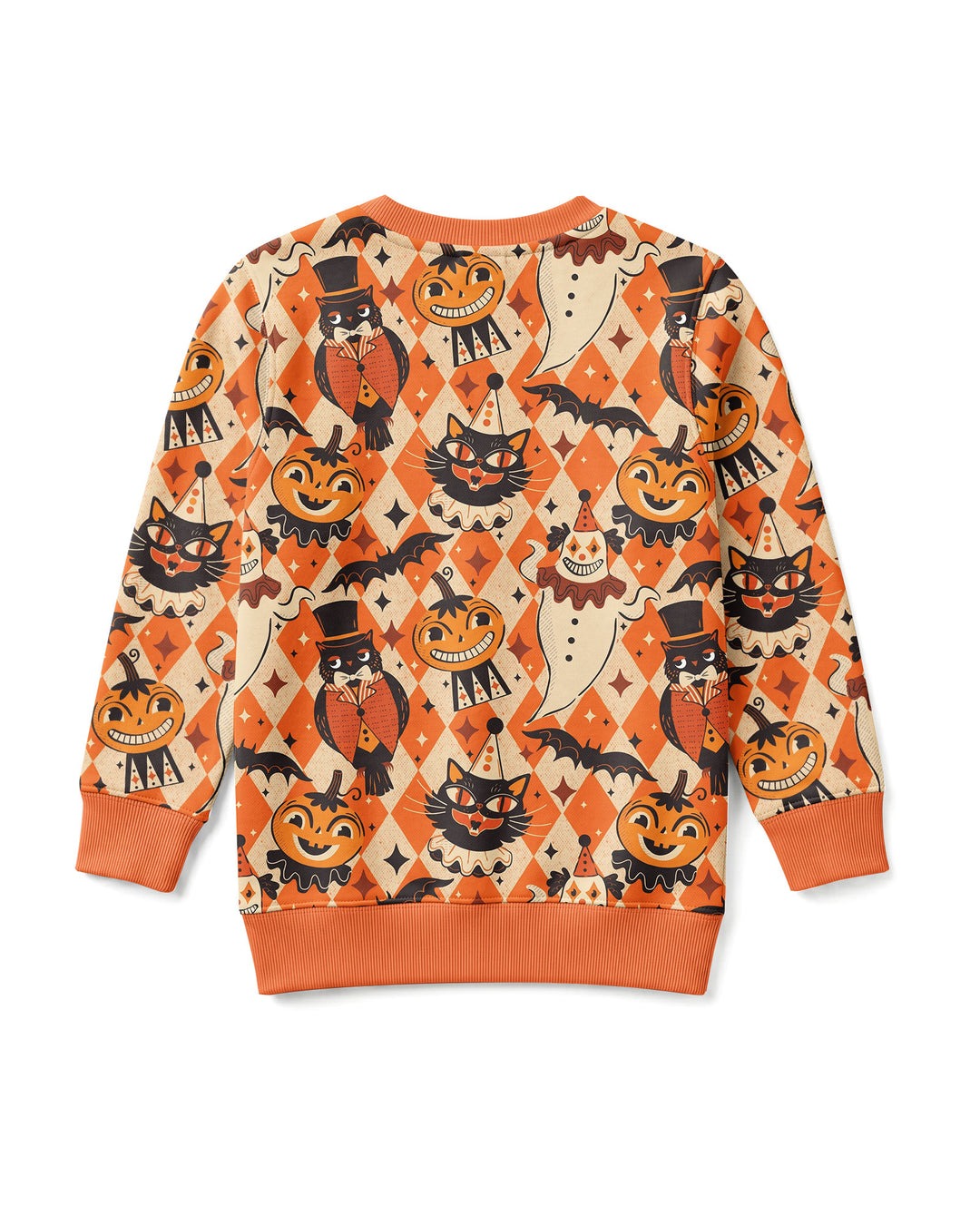 Vintage Halloween Carnival Bamboo Crewneck Sweatshirt