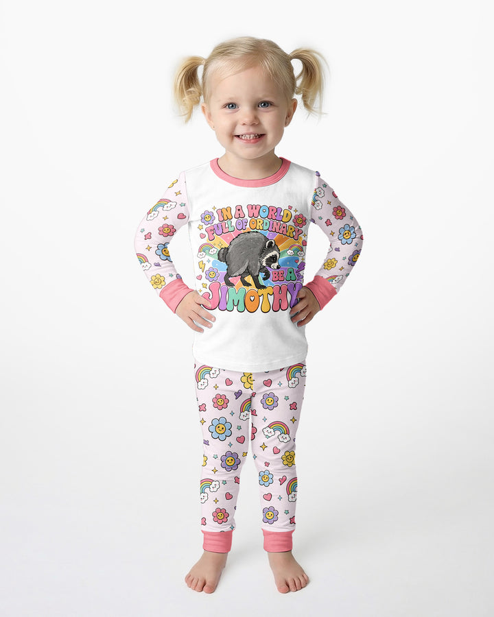 Be a Jimothy Bamboo Two Piece Long Sleeve Pajama Set