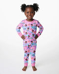 Black Mermaid I Am Strong Bamboo Two Piece Long Sleeve Pajama Set