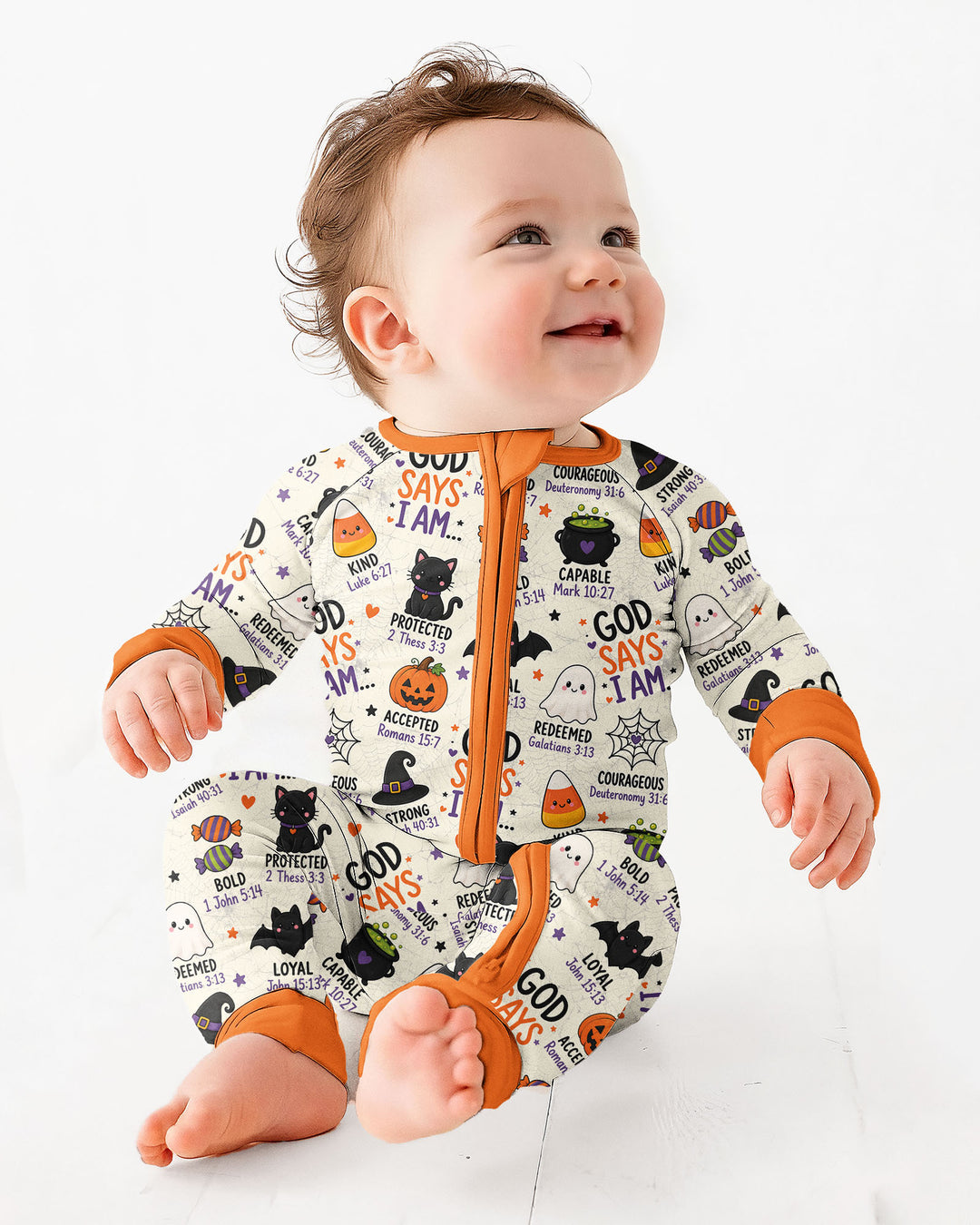 Halloween God Says I Am Bamboo Convertible Zippy