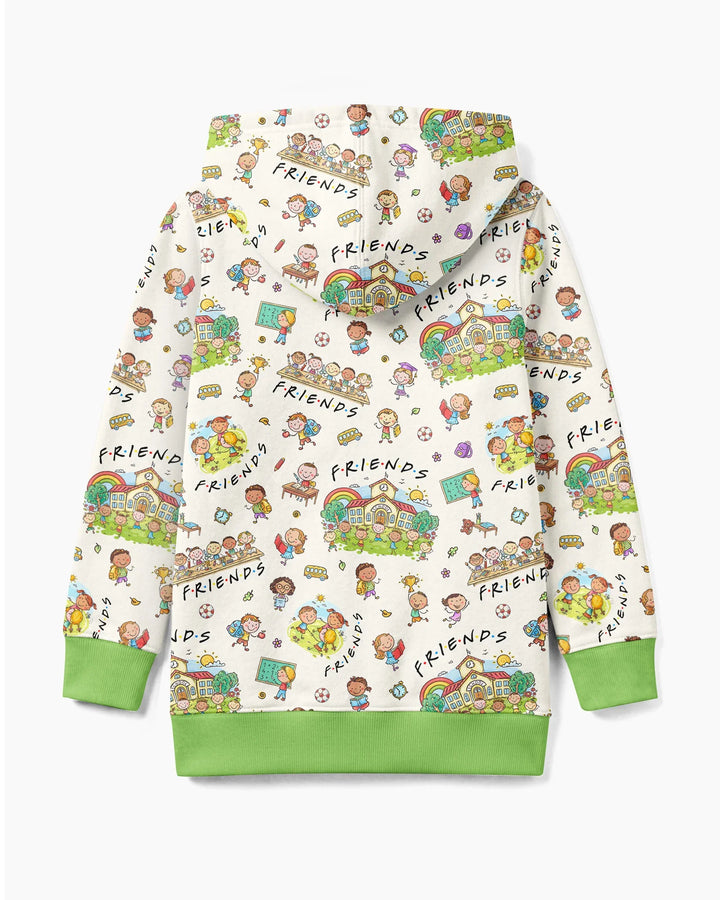 School Friends Forever Bamboo Zip Hoodie