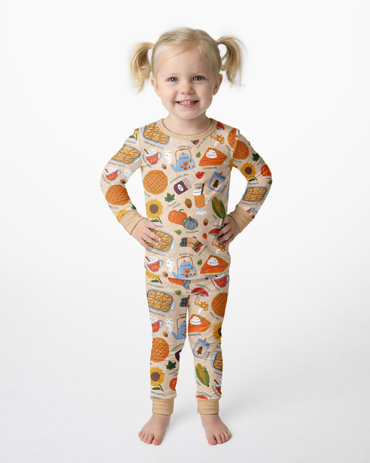 Cozy Season Mommy & Me Matching Bamboo Two Piece Long Sleeve Pajama Set