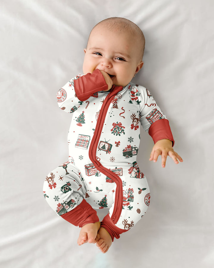 North Pole Retro Bamboo Convertible Zippy