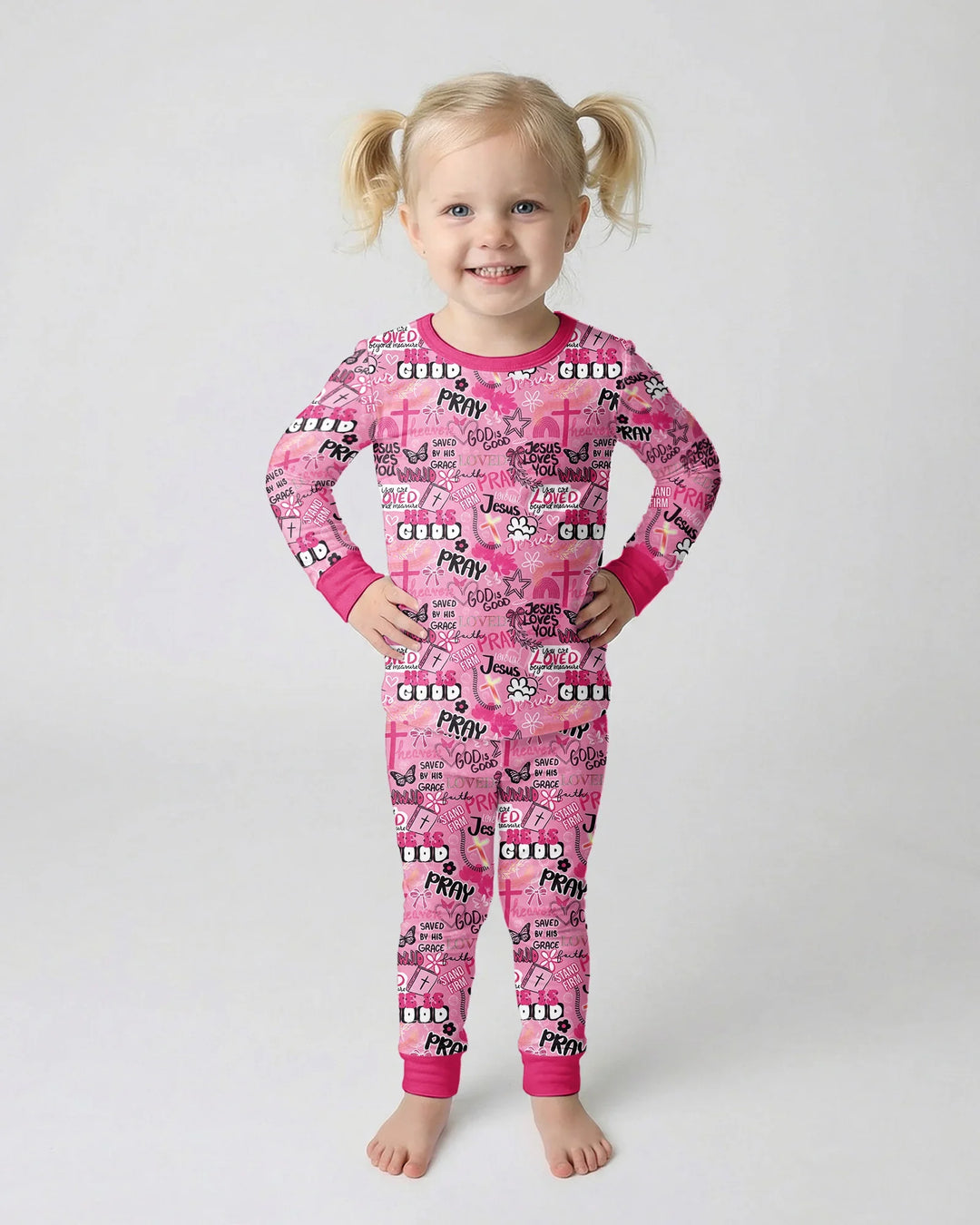 Conjunto de pijama de dos piezas de bambú con mangas largas, plantilla PERSONALIZADA