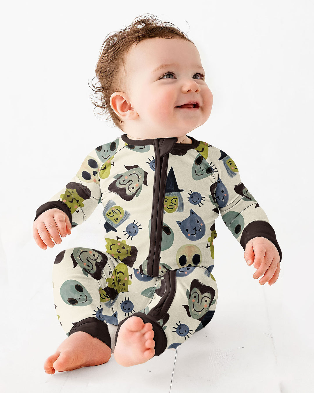 Halloween Face Bamboo Convertible Zippy