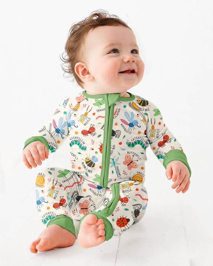 Bug Field Guide Bamboo Convertible Zippy